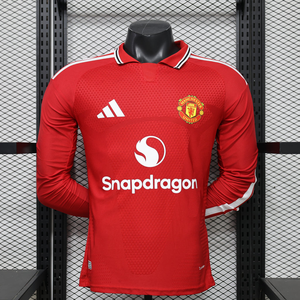 Manchester United 26/27 Home Kit Player Version Long Sleeve