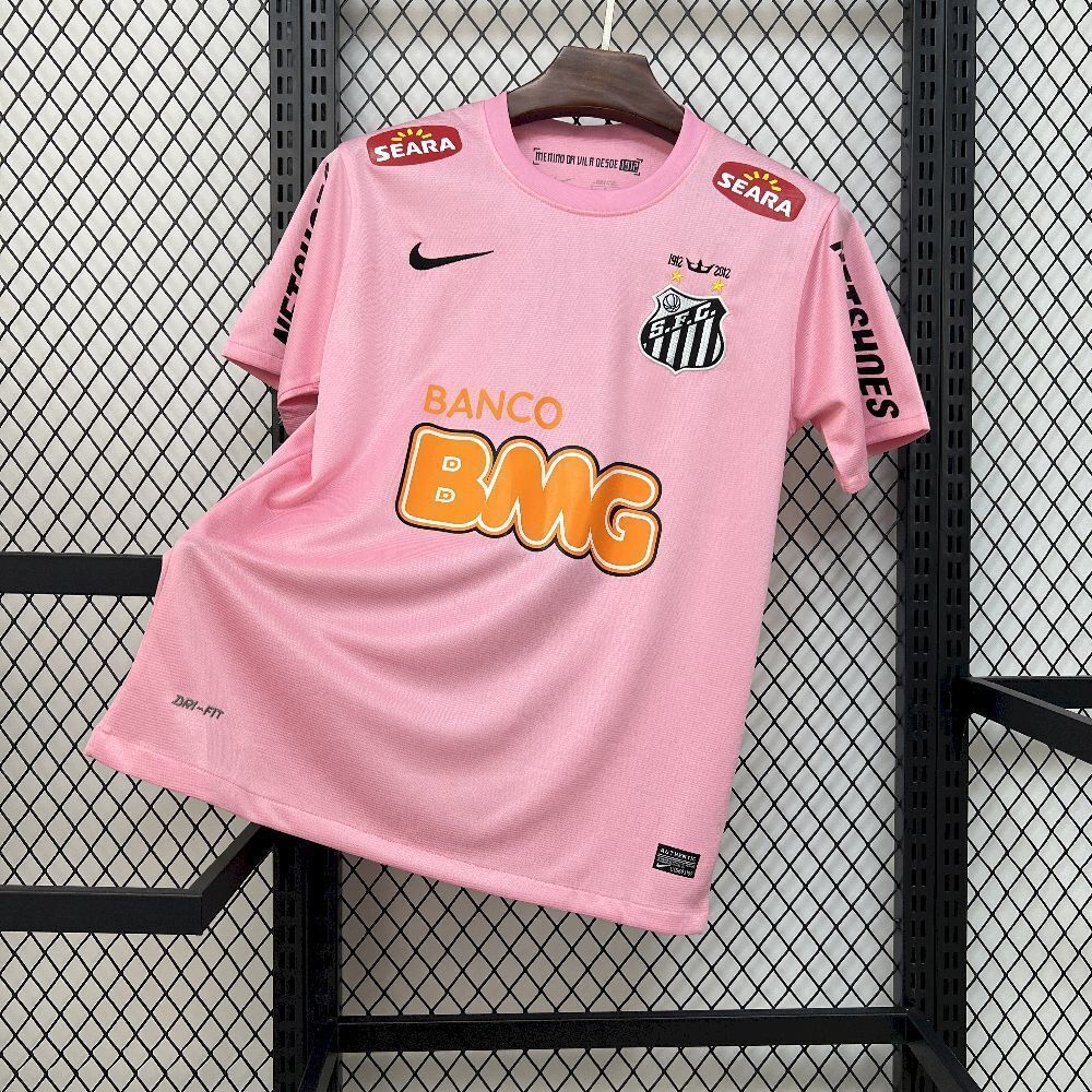 Santos FC 12/13 Retro Pink Kit