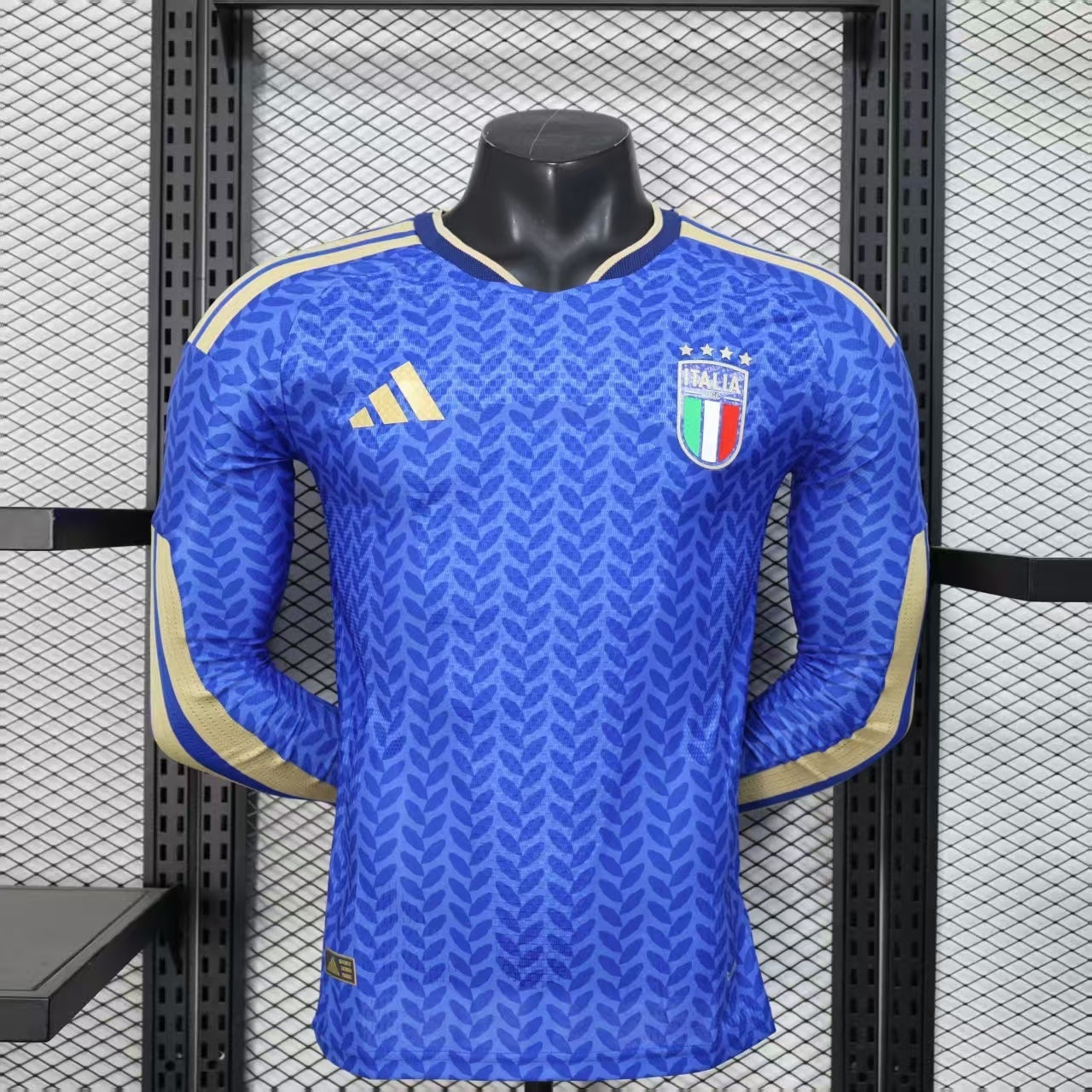 Italy Home Kit World Cup 2026 Long Sleeve - Player Version