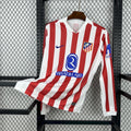 Atletico Madrid 25/26 Home Kit Long Sleeve