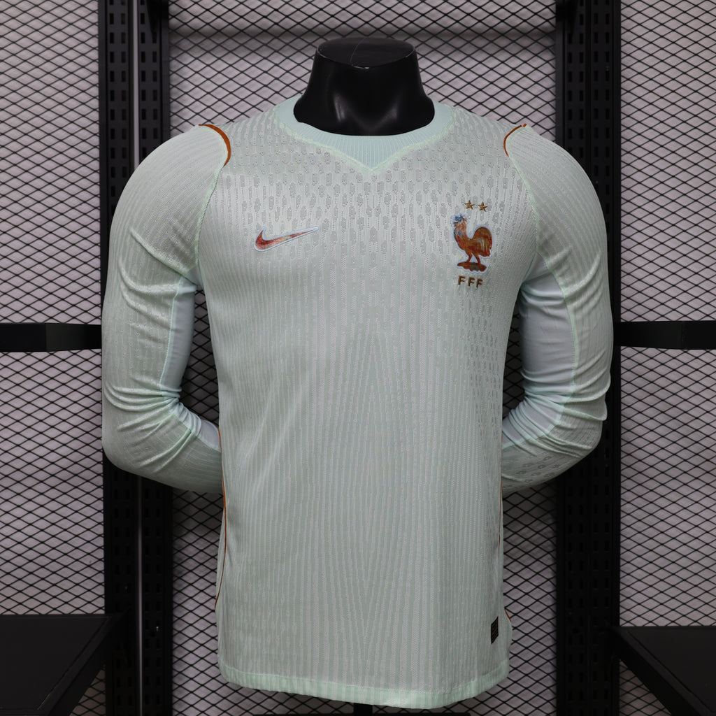 France Away Kit World Cup 2026 Player Version Long Sleeve