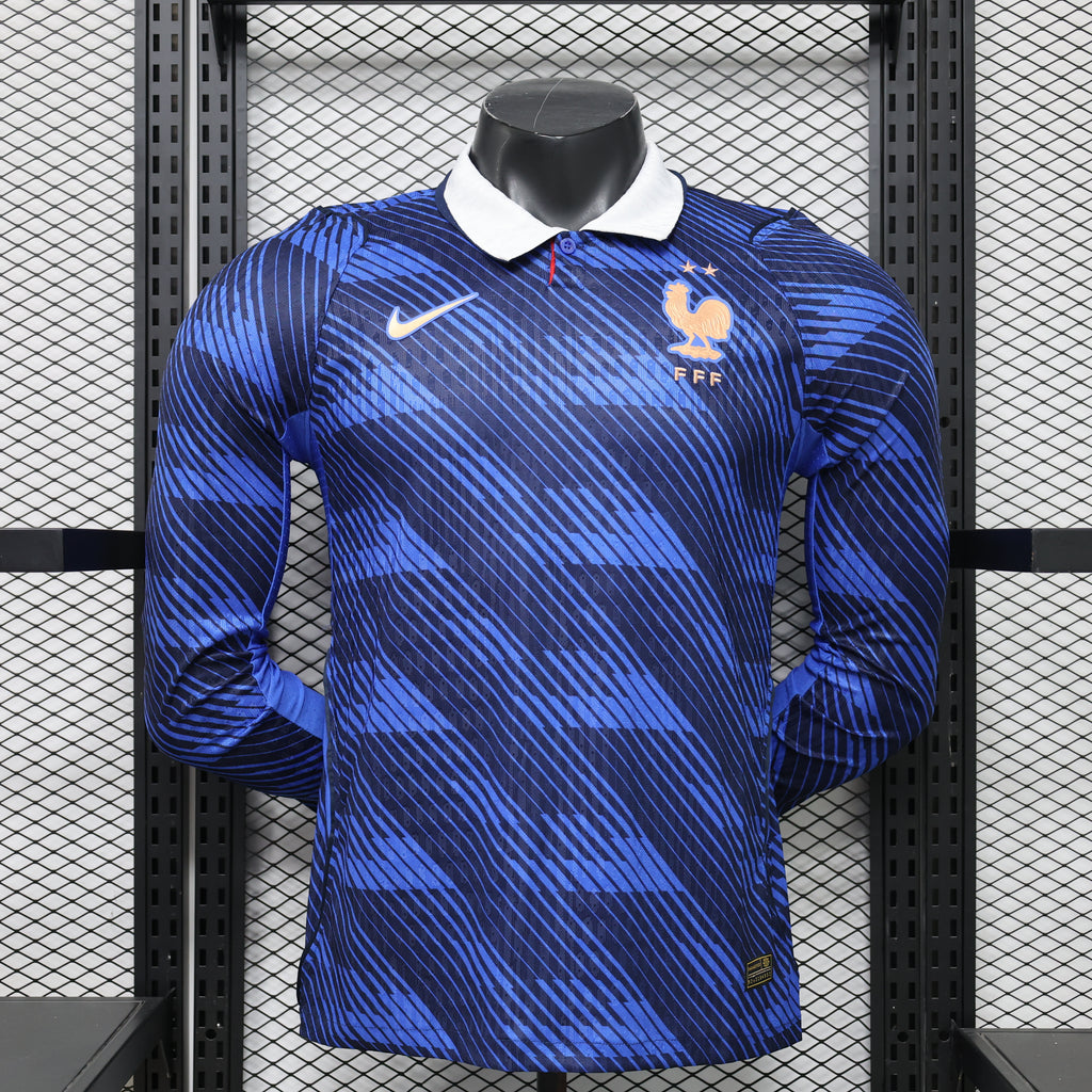 France Home Kit World Cup 2026 Player Version Long Sleeve