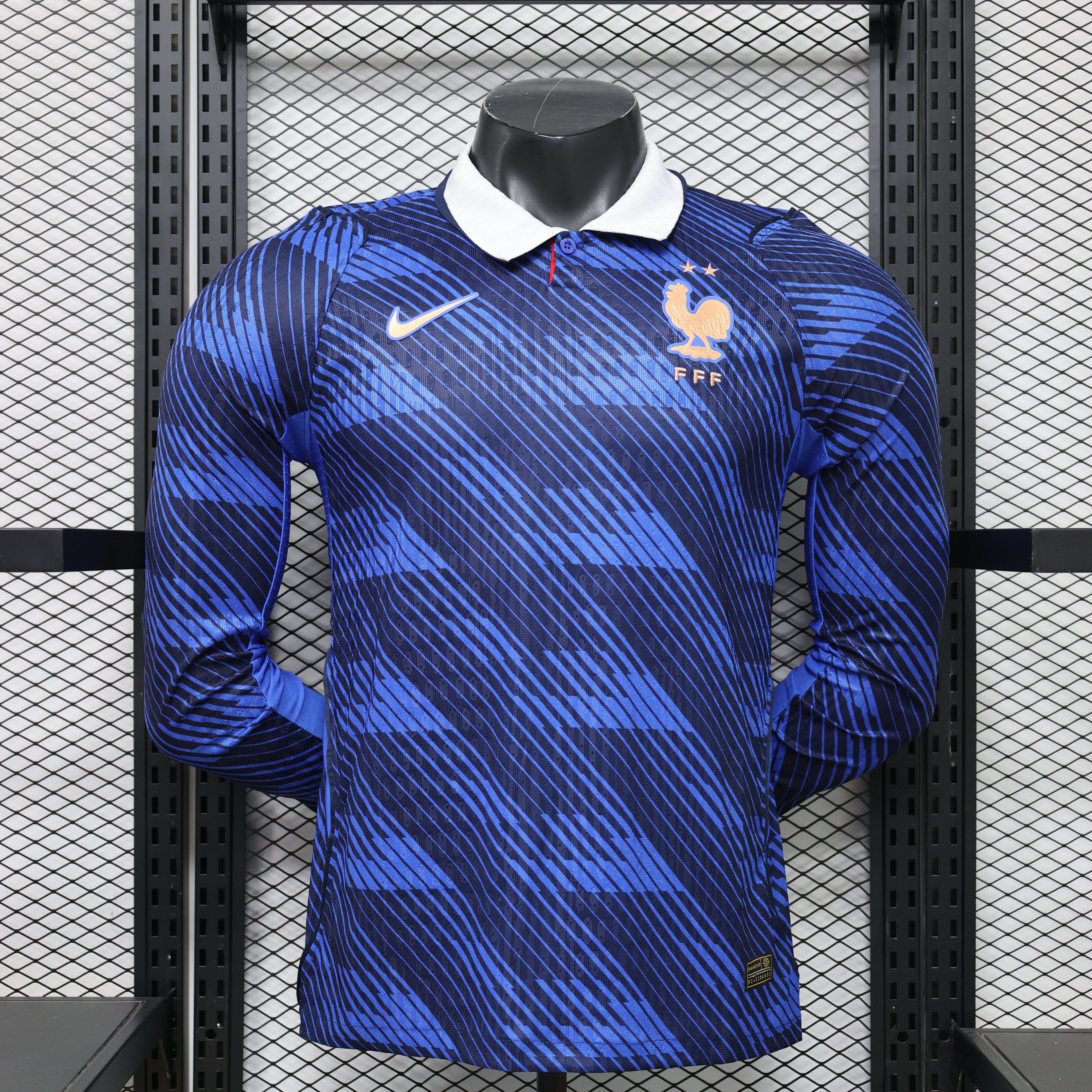 France Home Kit World Cup 2026 Player Version Long Sleeve