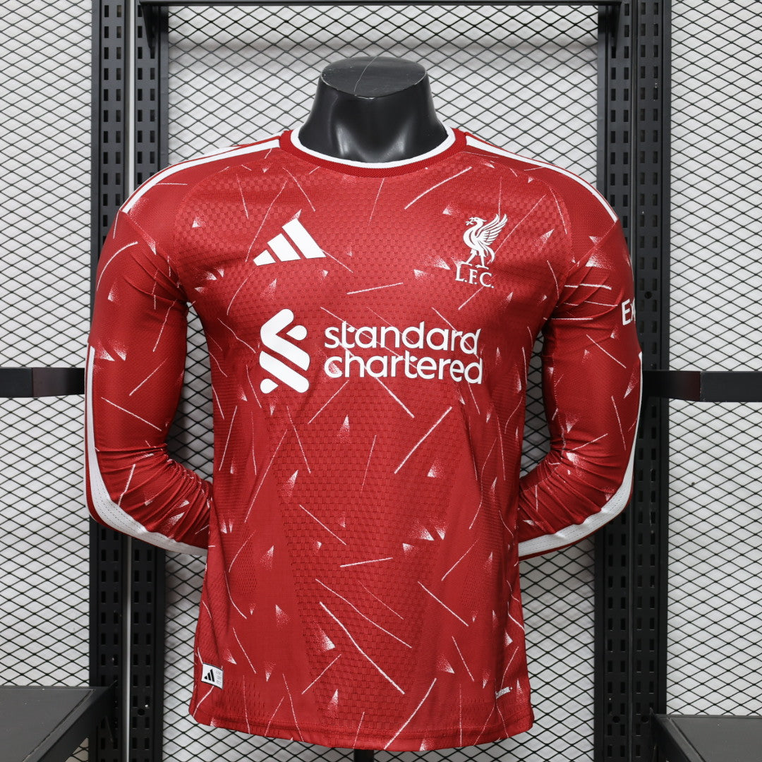 Liverpool 26/27 Home Kit Long Sleeve - Player Version