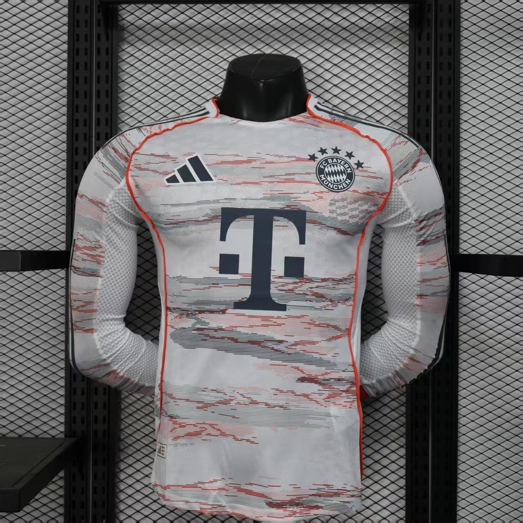 Bayern Munich 25/26 Away Long Sleeve Kit Player Version