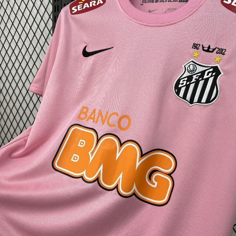 Santos FC 12/13 Retro Pink Kit