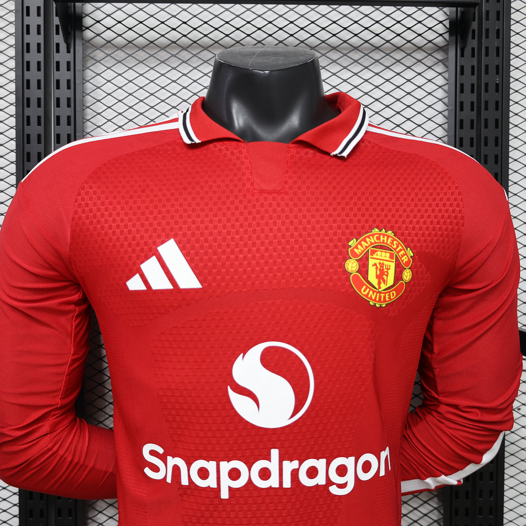 Manchester United 26/27 Home Kit Player Version Long Sleeve
