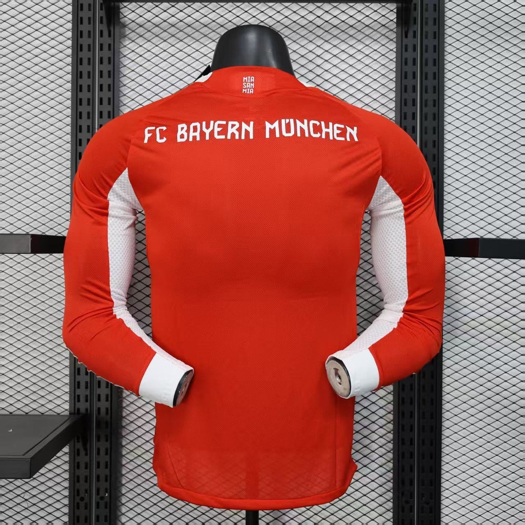 Bayern Munich 25/26 Home Long Sleeve Kit Player Version