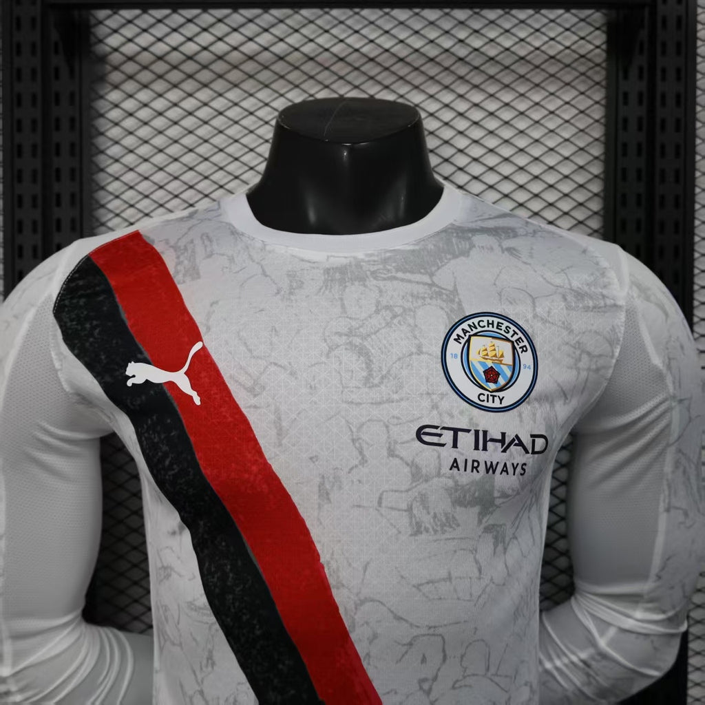 Manchester City 25/26 Away Kit Long Sleeve - Player Version