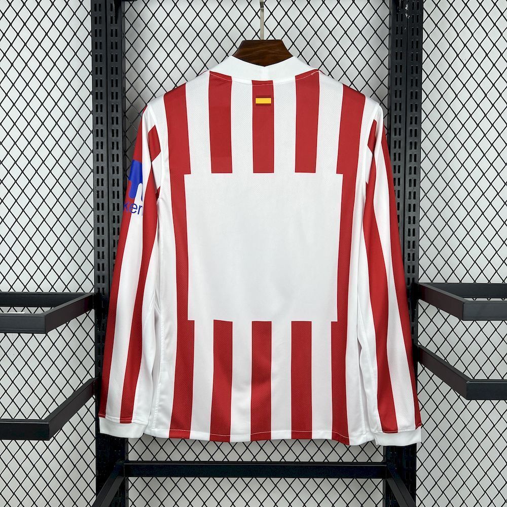 Atletico Madrid 25/26 Home Kit Long Sleeve