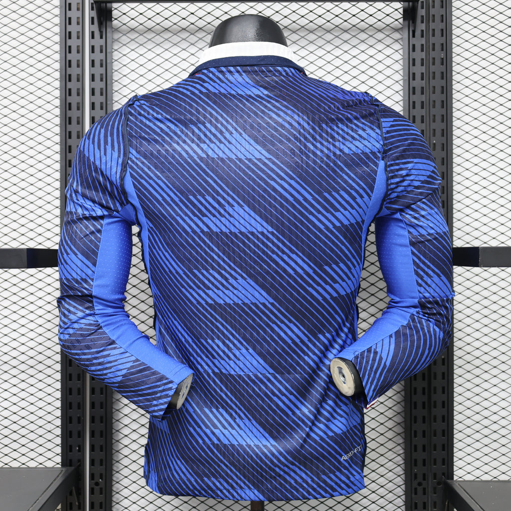 France Home Kit World Cup 2026 Player Version Long Sleeve
